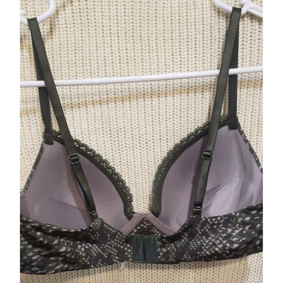 💖CALVIN KLEIN SEDUCTIVE COMFORT PUSH UP BRA 36B-ANIMAL PRINT, WORN ONCE 💖 - Picture 4 of 6